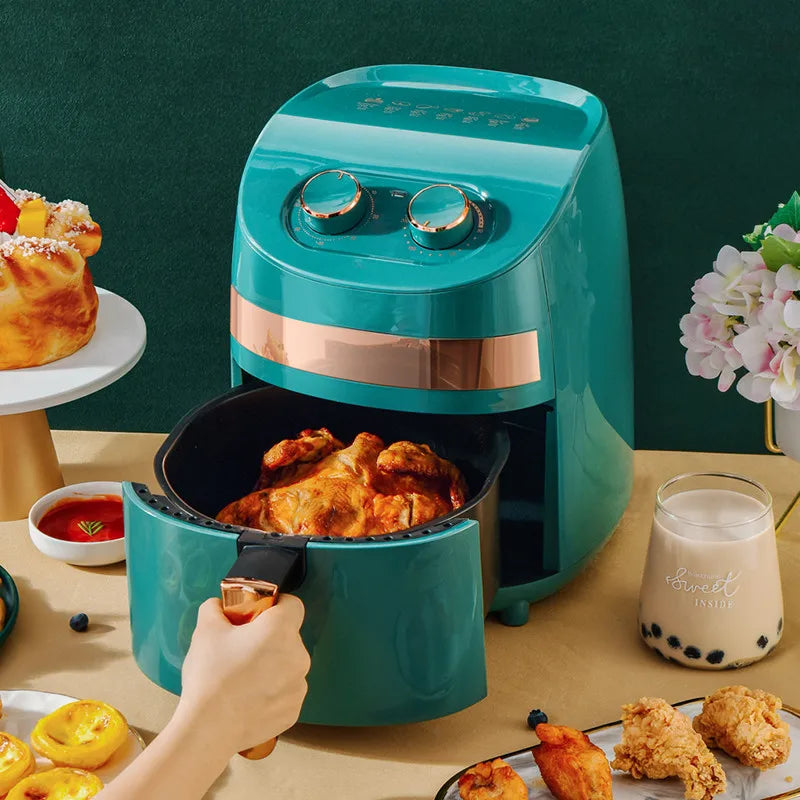 220V 3.7L Electric Air Fryer Intelligent Oil-free French Fries Household Electric Frying Machine