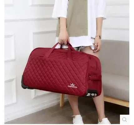 brand20Inch 24" Large luggage Bag trolley Case travel bag on wheels for women men suitcase Travel Duffle Travel Rolling Baggage