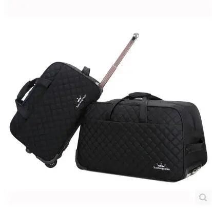 brand20Inch 24" Large luggage Bag trolley Case travel bag on wheels for women men suitcase Travel Duffle Travel Rolling Baggage