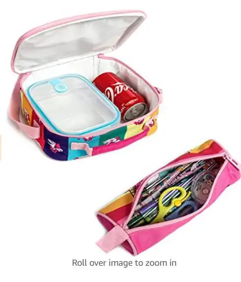 18 Inch School Rolling Luggage Backpack For Teenagers Trolley Bags Lunch bag Wheeled backpack for girls boys Travel Trolley Bags