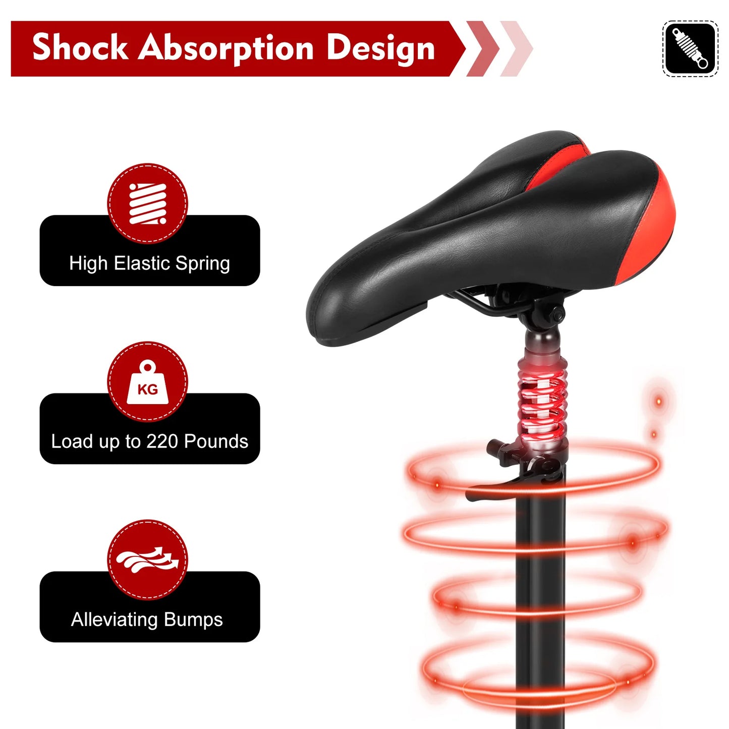 Universal Scooter Seat Cushion Saddle Cushion Chair Folding Seat