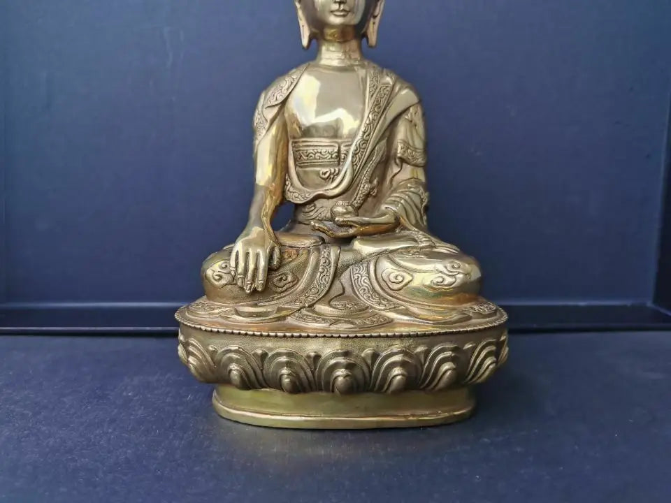 Tibet Tibetan Buddhism Shakyamuni Bronze Buddha Statue