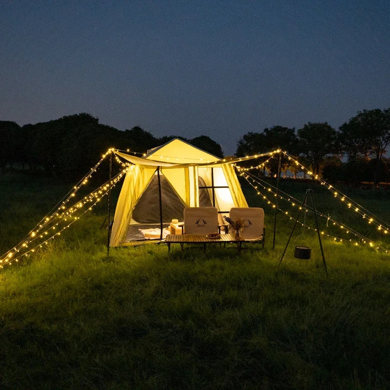 Luxury Portable PVC Oxford Fabric Air Tent for Family Waterproof Inflatable Camping Tent for Outdoor Adventures