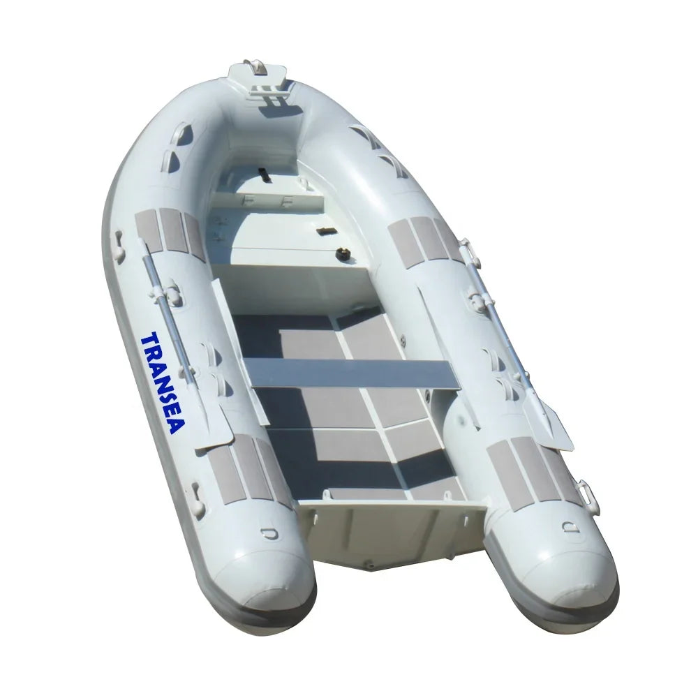 Shock price 12 ft aluminum hull inflatable rib tender boat 360 for family use