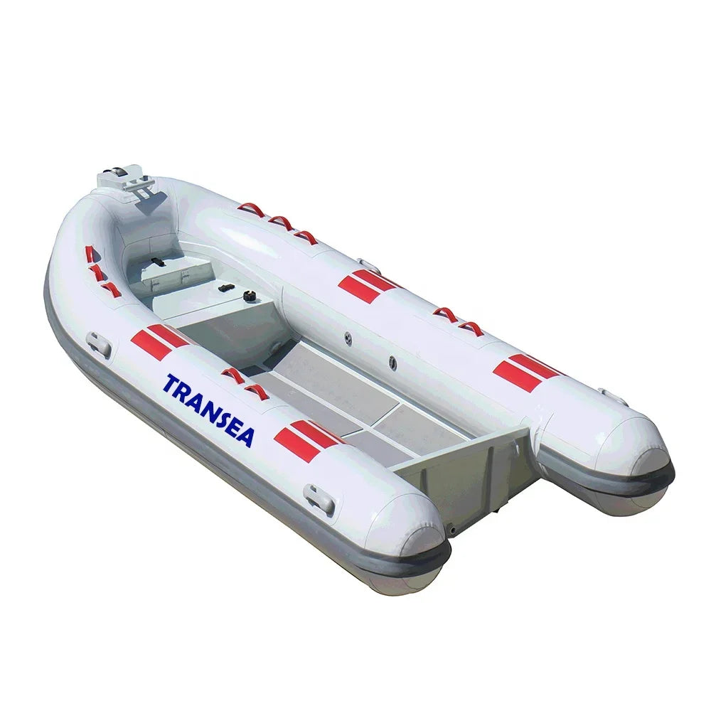 Shock price 12 ft aluminum hull inflatable rib tender boat 360 for family use