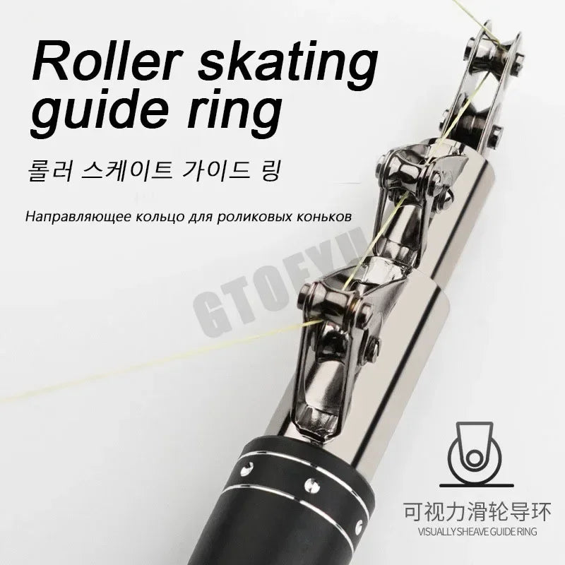 2.1-4.5M Carbon Fishing Rod 60kg above Superhard Long Distance Throwing shot Rod Telescopic Sea Boat High Quality Fishing Gear