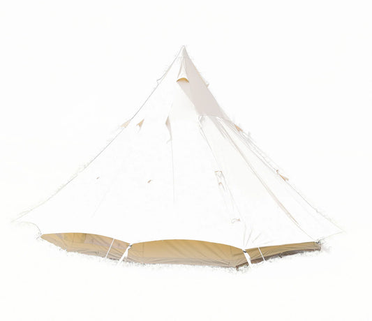 3-5 m Pyramid tent lighting Luxury cotton canvas lighting Hunting tents outdoor Tent House
