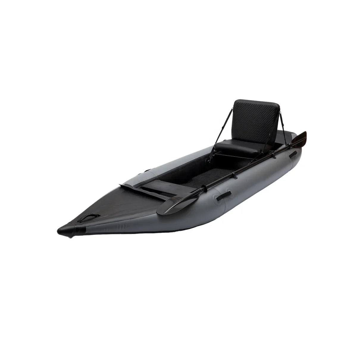 Grey Fishing Boat Canoe Fishing Kayak Inflatable Kayak Camping