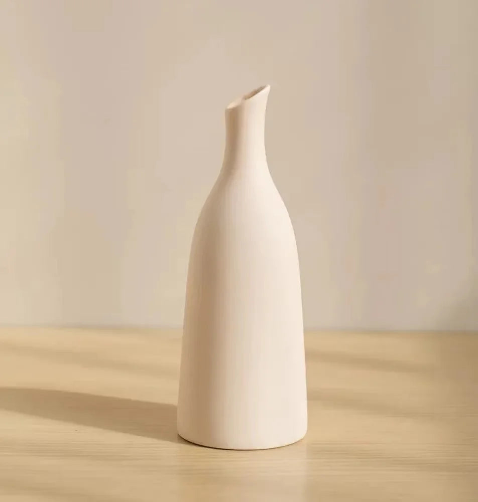Nordic ins wind ceramic vase decoration living room dry flower arrangement flower device home stay art soft decoration knickknac