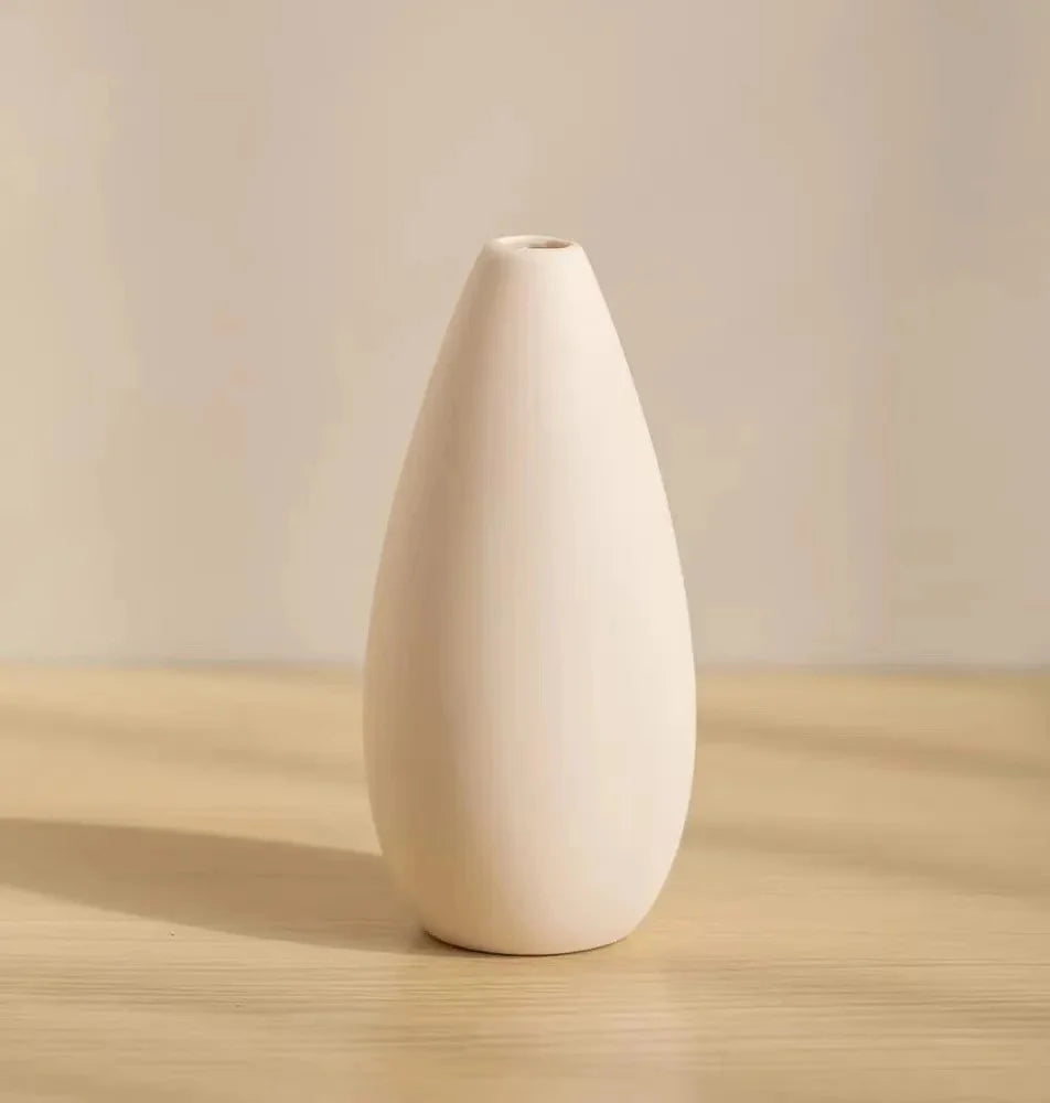 Nordic ins wind ceramic vase decoration living room dry flower arrangement flower device home stay art soft decoration knickknac
