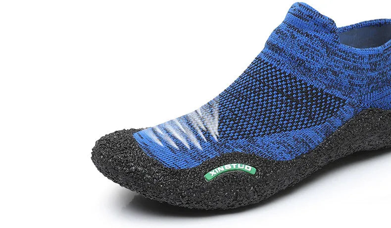 Ultralight Non-slip Rubber Beach Shoes Men Women Outdoor Swimming Fishing Upstream Wading Shoes Indoor Fitness Sports Yoga Shoes