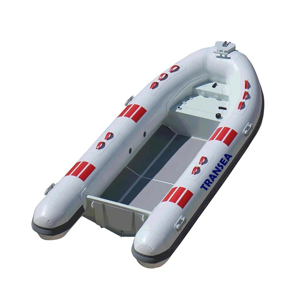 Shock price 12 ft aluminum hull inflatable rib tender boat 360 for family use