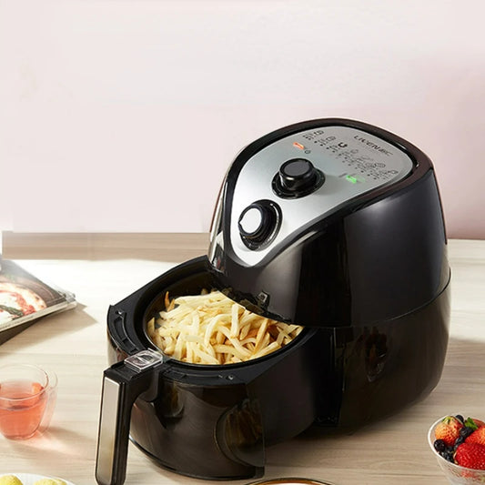 Knob Controlled Temperature Air Fryers Large Capacity Multi-functional Automatic Oil-free Electric Fryer French Fries Machine