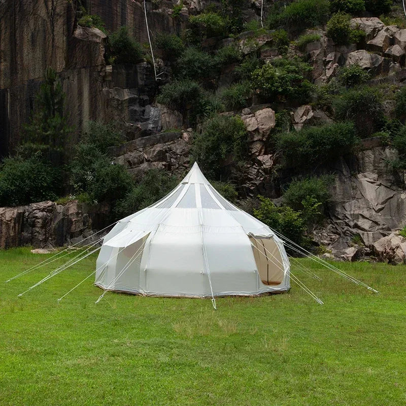 2023 Popular Model in USA Outdoor Luxury Camping Star Tent Air Dome Tent Glamping Mongolian Yurt Waterproof Sun Protection