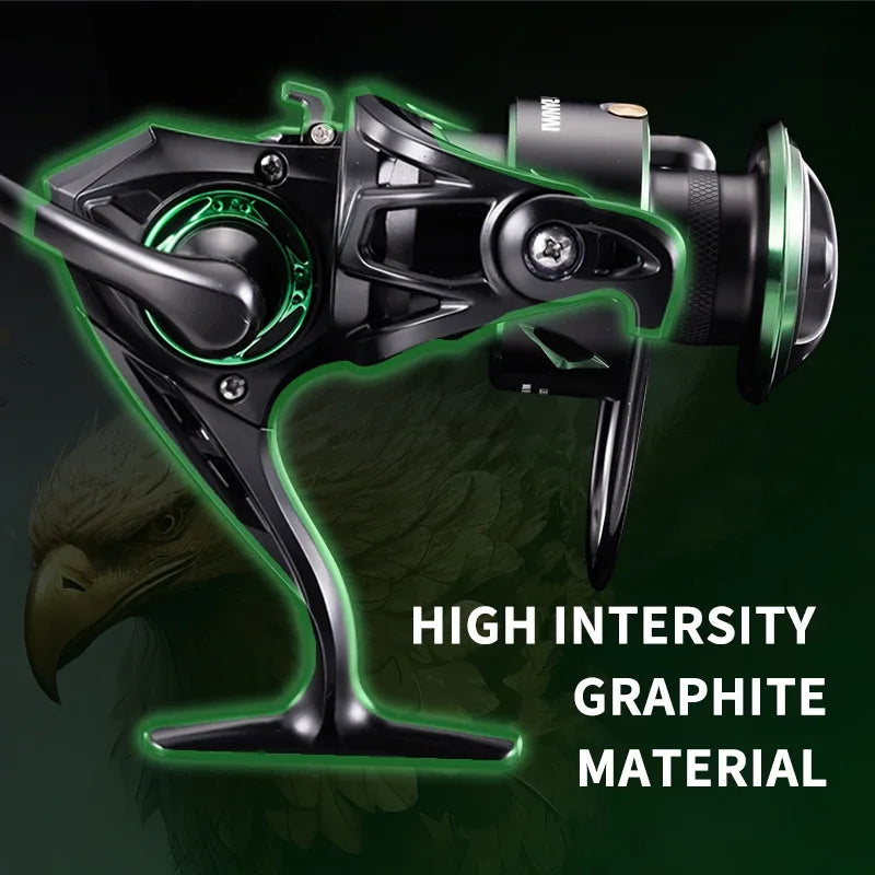 RF Spinning Reels Ultralight Metal 5.2:1 Gear Ratio 7+1BB Saltwater or Freshwater 18kg Max Drag Fishing reels