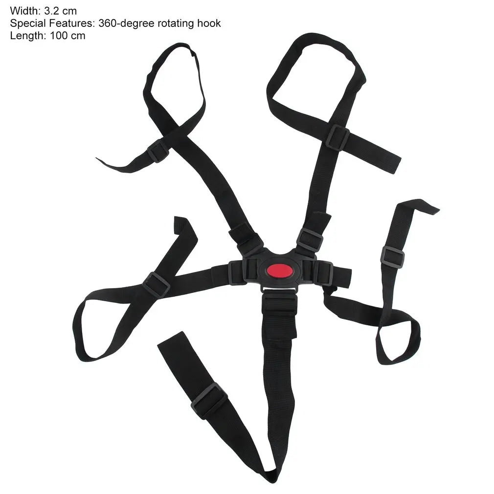 Universal Baby 5 Point Harness Safe Belt Baby Chair Safety Belt High Quality Dining Chair Bandage Safety Belt