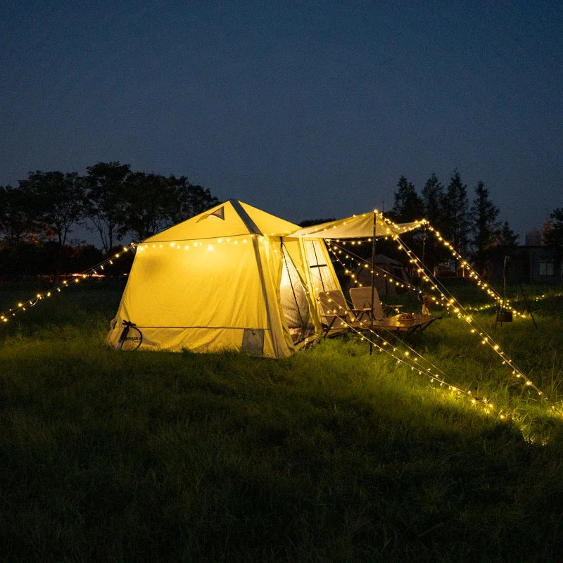 Luxury Portable PVC Oxford Fabric Air Tent for Family Waterproof Inflatable Camping Tent for Outdoor Adventures
