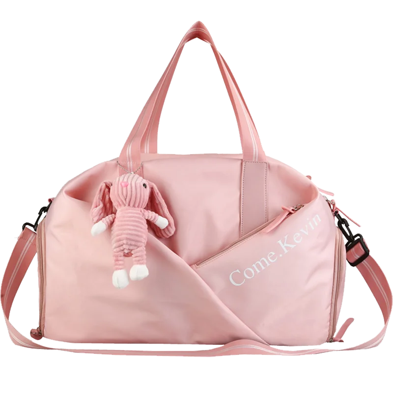 Travel Bag Women Large Capacity Dry/Wet Separation Swimming Sports Fitness Bag Portable Storage Bag Luggage Bag Yoga Bag
