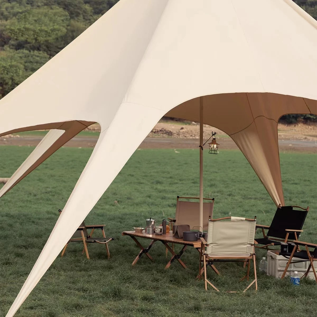 Pop Up 10x10 Canopy Tent With Logo For Outdoor Luxury Glamping Dome Tent