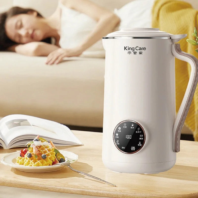 1200ml Electric Soybean Milk Machine Intelligent Food Blender Mixer Fruit Juicer Water Boiling Kettle Rice Paste Maker 110V