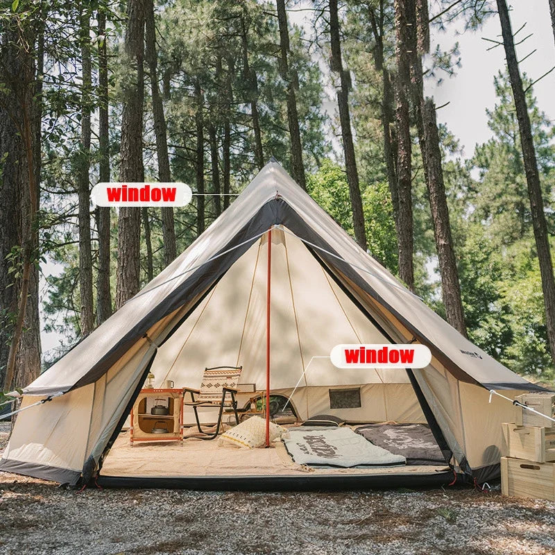 Oxford Frame Yurt Bell Canvas Cotton 8 Person 10 People Winter Family Hotel Luxury Camping Outdoors Glamping Tents