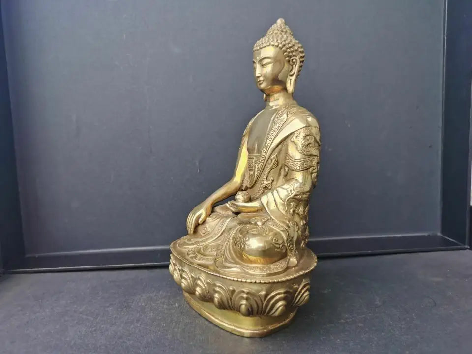 Tibet Tibetan Buddhism Shakyamuni Bronze Buddha Statue