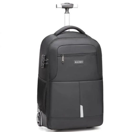20 Inch Men Travel trolley bag Rolling Luggage backpack on wheels wheeled backpack duffle Cabin carry on Travelling trolley bags