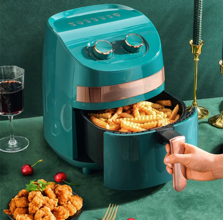 220V 3.7L Electric Air Fryer Intelligent Oil-free French Fries Household Electric Frying Machine