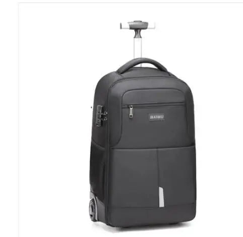 20 Inch Men Travel trolley bag Rolling Luggage backpack on wheels wheeled backpack duffle Cabin carry on Travelling trolley bags
