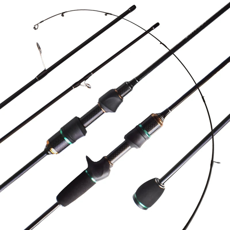 Mavllos Assault UL Spinning Rod, Bait 0.5-8g  Line 2-6lbs Action Fast Ultralight Soft Solid Tip Snapper Fishing Casting Rod