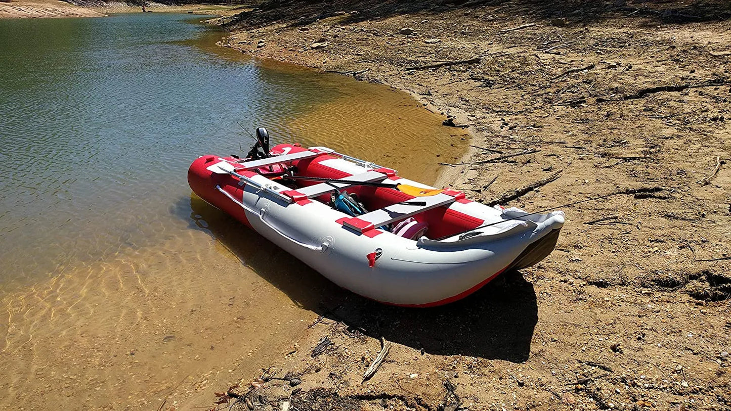 14.1Ft Inflatable Kayak Fishing Tender Inflatable Pontoon Boat Canoe