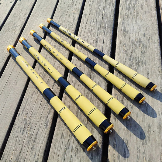 1.5m-6.3 m 28MH Portable Mini Telescopic Fishing Rod Ergonomic Design Carbon Fiber Fishing Pole Fishing Gear