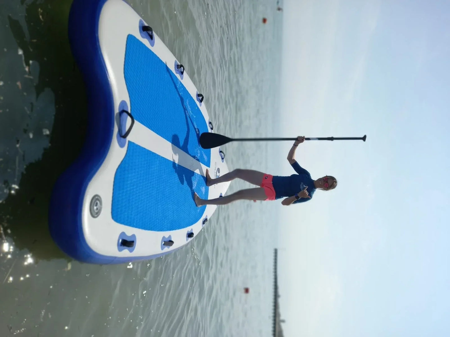 Large Inflatable Surfboard 4x1.7x0.2m Large Size, Multiple People Standup Paddleboard No Inventory, Customization
