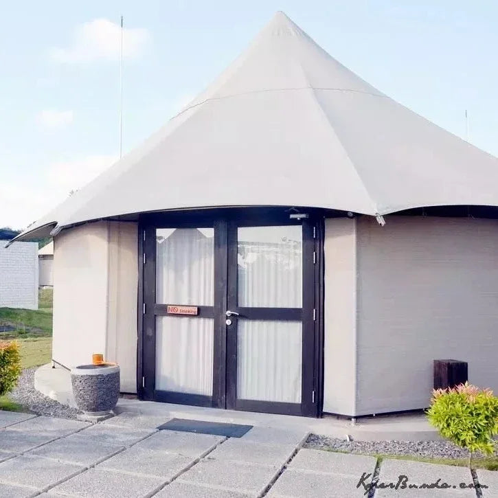 New Design Factory PVDF Steel glamping luxury hotel tent for resort