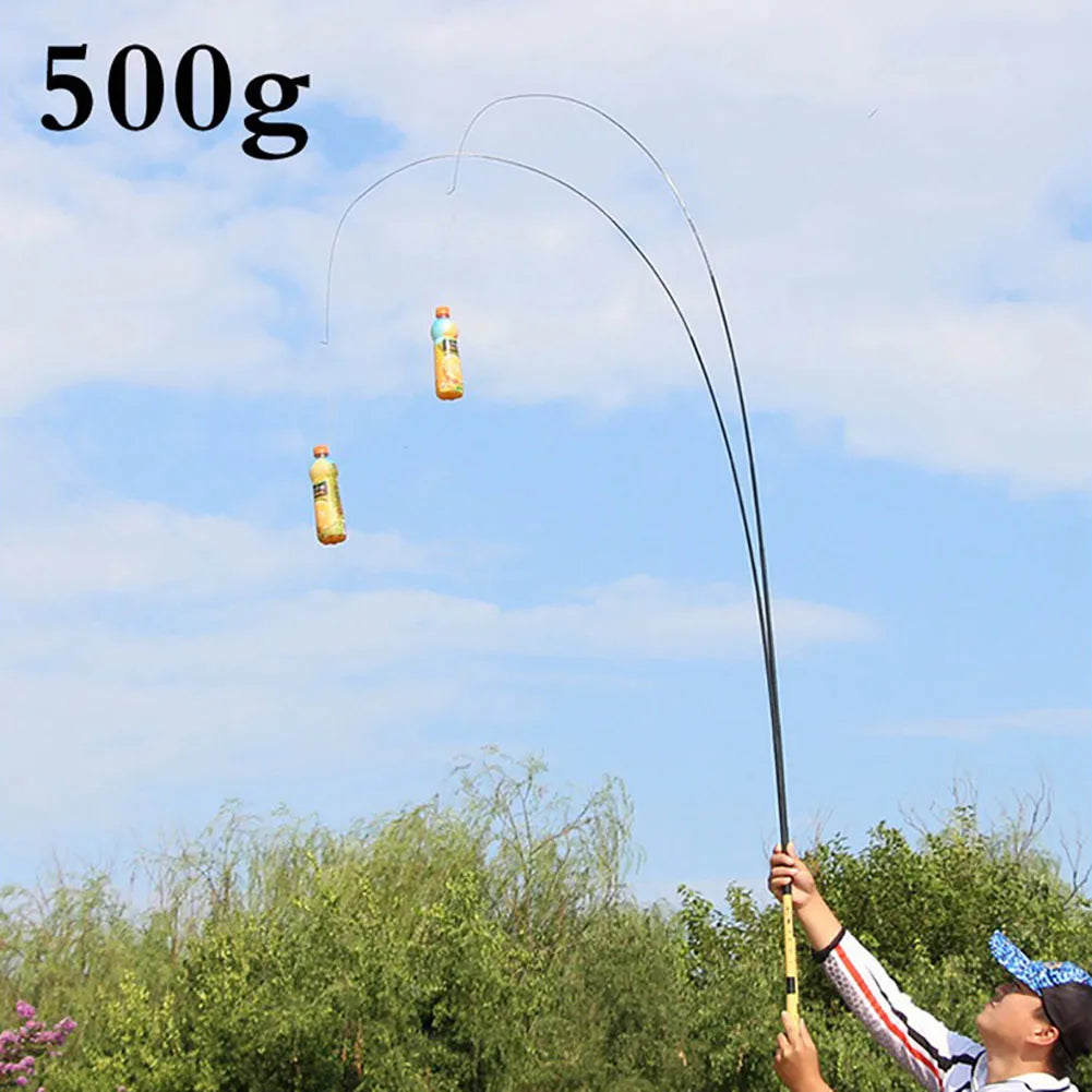 1.5m-6.3 m 28MH Portable Mini Telescopic Fishing Rod Ergonomic Design Carbon Fiber Fishing Pole Fishing Gear