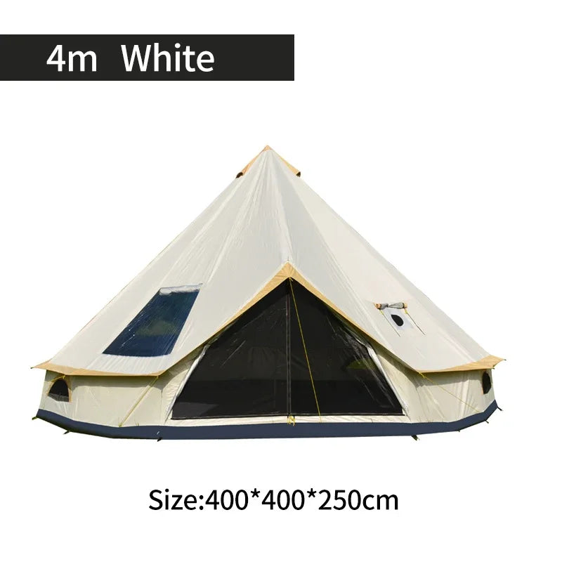 Portable Simple construction Yurt tent outdoor camping Pyramid light luxury Indian dome tent