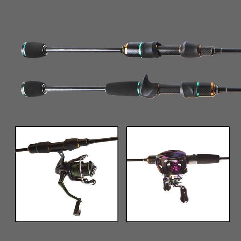Mavllos Assault UL Spinning Rod, Bait 0.5-8g  Line 2-6lbs Action Fast Ultralight Soft Solid Tip Snapper Fishing Casting Rod