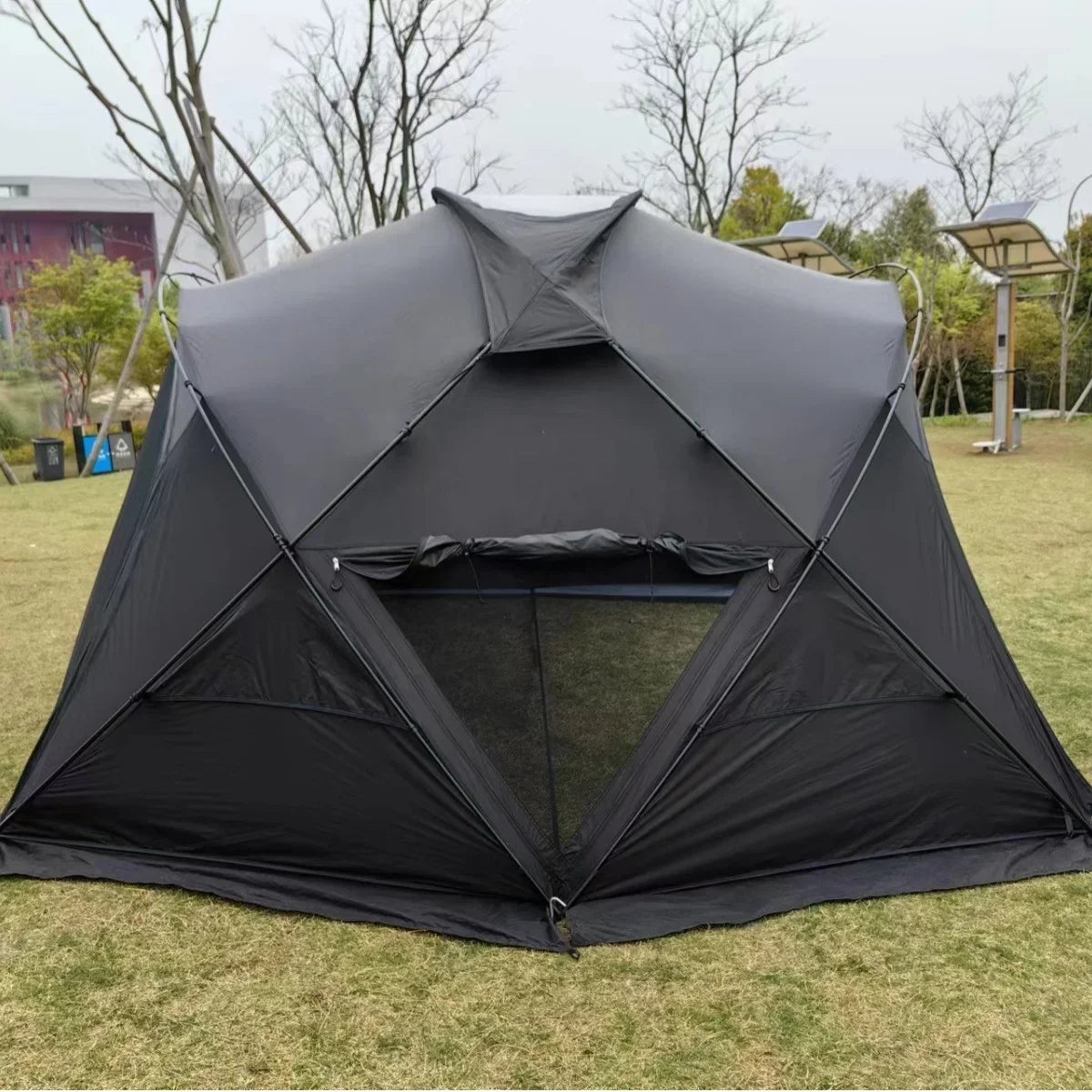 Wind Valley hot selling Luxury 6- 8 persons big Outdoor Shelter Rain Fly Large tunnel Ultralight Waterproof Camping family Tent